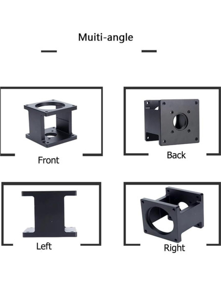 Soporte de Motor Paso a Paso Nema23 Huofumen 57mm Aluminio