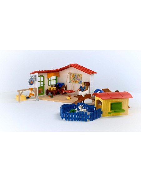Juego de Hotel para Animales Schleich - 54 Piezas Educativas