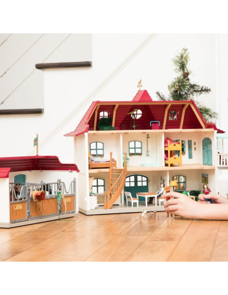 Juego de Caballos Schleich Casa de Campo 70 Piezas 5-12 Años