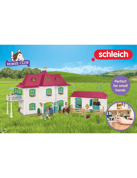 Juego de Caballos Schleich Casa de Campo 70 Piezas 5-12 Años