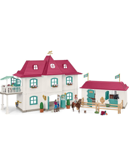 Juego de Caballos Schleich Casa de Campo 70 Piezas 5-12 Años