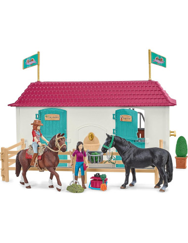 Juego de Caballos Schleich Casa de Campo 70 Piezas 5-12 Años