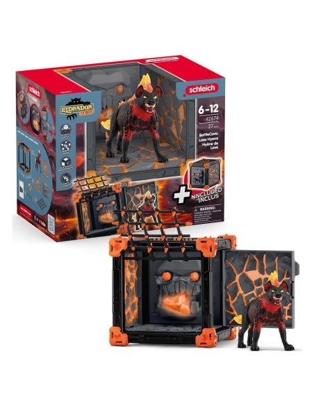 Juguete de Acción Schleich Hiena de Lava BatallaCueva 0.87kg
