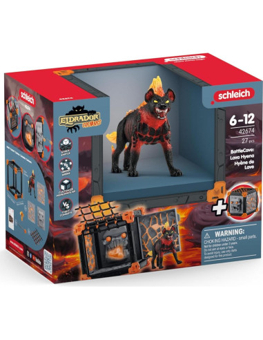 Juguete de Acción Schleich Hiena de Lava BatallaCueva 0.87kg