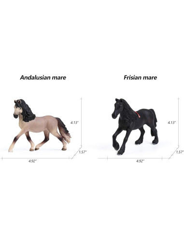 Figuras de Caballo UANDME 8PCS Juguetes para Niños