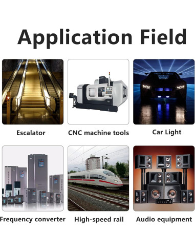 2 Piezas Resistencias de Alambre Enrollado 100W 4 Ohm Aluminio
