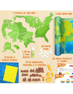 Rompecabezas 3D Imagimake EE. UU. para Niños 8+ 2