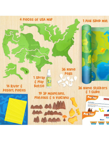 Rompecabezas 3D Imagimake EE. UU. para Niños 8+