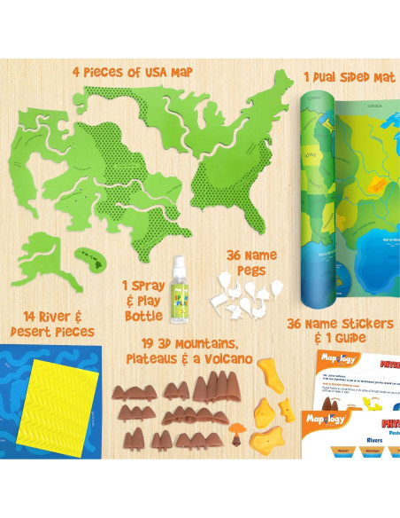 Rompecabezas 3D Imagimake EE. UU. para Niños 8+