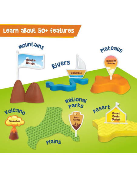 Rompecabezas 3D Imagimake EE. UU. para Niños 8+