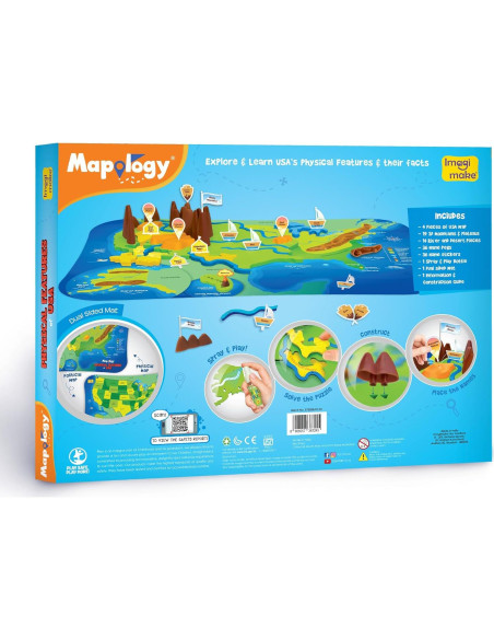 Rompecabezas 3D Imagimake EE. UU. para Niños 8+