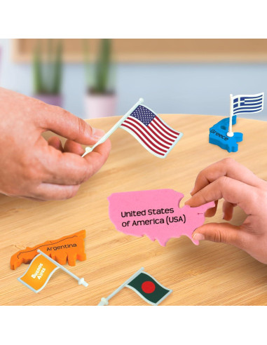 Rompecabezas Mapa Mundial Imagimake - 75 Piezas Educativas