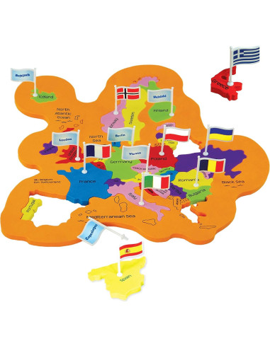 Rompecabezas Mapa Mundial Imagimake - 75 Piezas Educativas