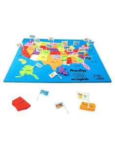 Imagimake Mapology Mapa de EE. UU. | Rompecabezas Educativo