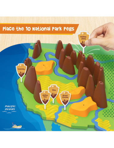 Imagimake Mapology Cohete Saturno V y Satélites 5 Piezas