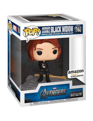 Funko Pop! Deluxe Marvel Viuda Negra 11,43 cm - Avengers Assemble