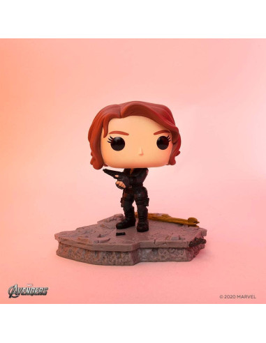 Funko Pop! Deluxe Marvel Viuda Negra 11,43 cm - Avengers Assemble