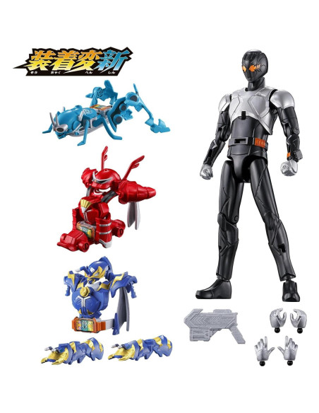 Figura Kamen Rider Gotchard Bandai Souchaku Henshin 3 Modos