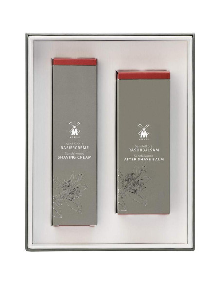 Conjunto de Afeitado MÜHLE Sándalo con Crema y Bálsamo