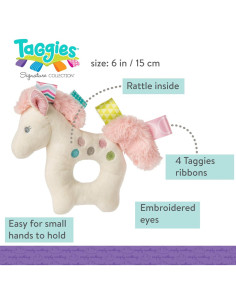 Sonajero de Anillo Suave Taggies Pony Pintado 12,7 cm 2