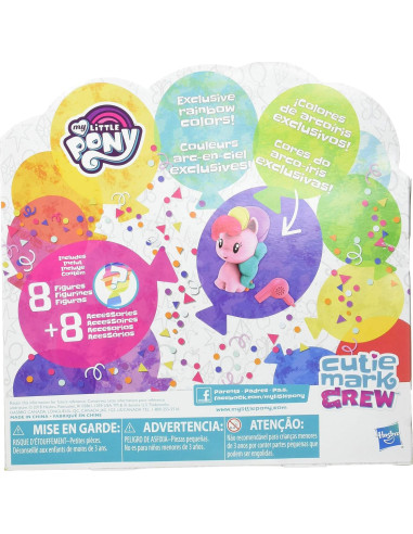 Mi Pequeño Pony Juguete Cutie Paquete de 8 Figuras con Sorpresas