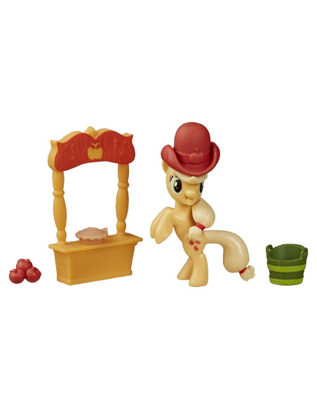 Conjunto de Historia Mi Pequeño Pony Applejack 5 Accesorios
