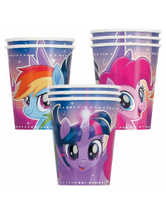 Vasos de Papel Mis Pequeños Ponis 9oz - 8 Piezas Fun Express
