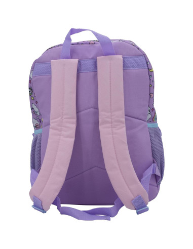 Mochila Escolar MLP 5 Piezas 40.6 cm Morado y Rosa