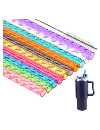 Sorbetes Reutilizables Dakoufish 30.48 cm para Taza Stanley - 10 Colores