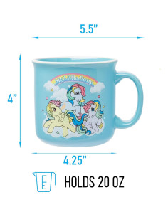 Taza Cerámica Silver Buffalo My Little Pony 591 ml Retro 2