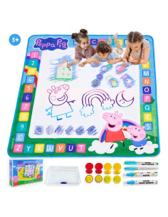 Alfombra de Dibujo de Agua LUPPA 100x100cm Peppa Pig