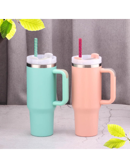 Sorbetes Reutilizables Dakoufish 30.48 cm para Taza Stanley - 10 Colores