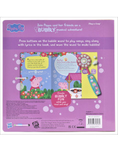 Peppa Pig - Lots of Bubbles! - Bubble Wand Songbook - Toy Bubble Wand Plays 5 Songs - PI Kids 2