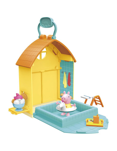 Juego de Piscina Peppa Pig con Figura y Accesorios