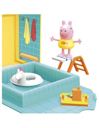 Juego de Piscina Peppa Pig con Figura y Accesorios