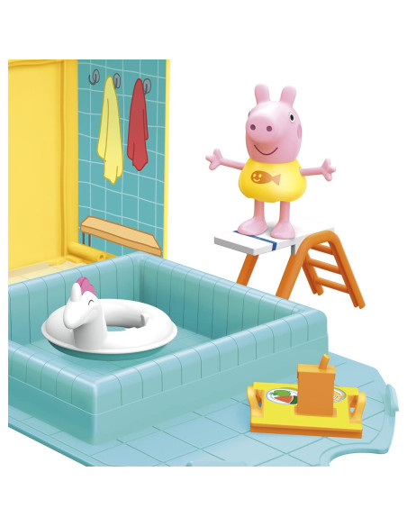 Juego de Piscina Peppa Pig con Figura y Accesorios
