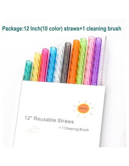 Sorbetes Reutilizables Dakoufish 30.48 cm para Taza Stanley - 10 Colores