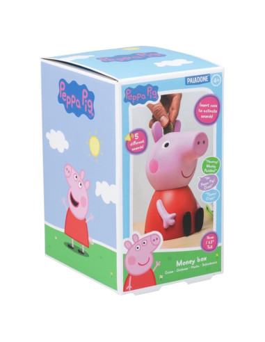Caja de Ahorros Peppa Pig 16 cm con Sonidos Interactivos