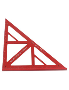 Regla Triangular de Aluminio Diydeg - Herramienta de Medición 60.96x42.42cm