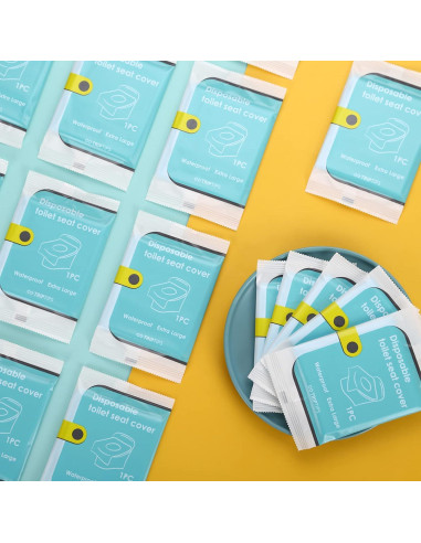 Cubiertas de Asiento de Inodoro Desechables TRIPTIPS 60 Unidades XL