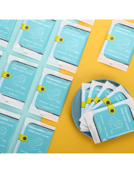 Cubiertas de Asiento de Inodoro Desechables TRIPTIPS 60 Unidades XL