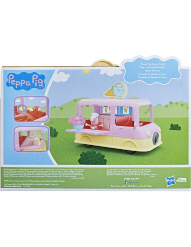 Camión de Helados Peppa Pig F2186 con Sonidos y Figura