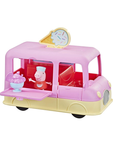 Camión de Helados Peppa Pig F2186 con Sonidos y Figura