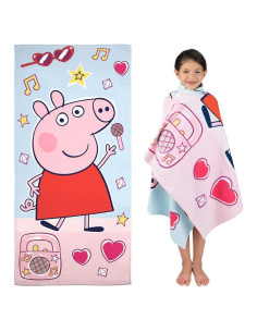 Toalla de Playa Peppa Pig Franco Kids 71x147 cm Suave