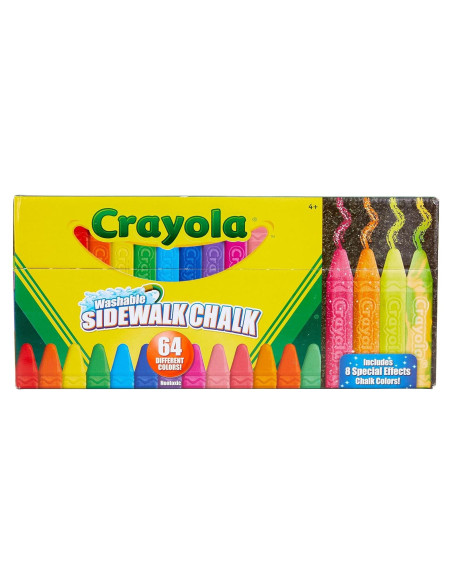 Tiza Lavable Crayola Ultimate 64 Piezas Multicolor