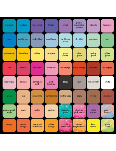 Tiza Lavable Crayola Ultimate 64 Piezas Multicolor