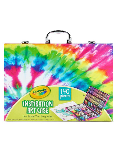 Conjunto de Arte Crayola Inspiration 140 Piezas - Tie-Dye