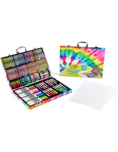 Conjunto de Arte Crayola Inspiration 140 Piezas - Tie-Dye