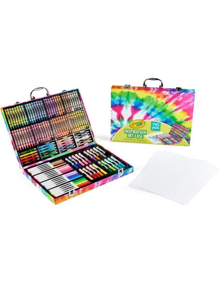 Conjunto de Arte Crayola Inspiration 140 Piezas - Tie-Dye
