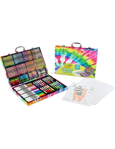 Conjunto de Arte Crayola Inspiration 140 Piezas - Tie-Dye